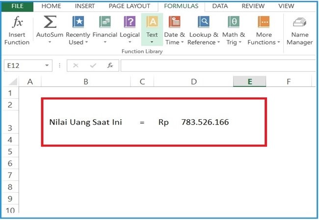 Fungsi Finansial Excel